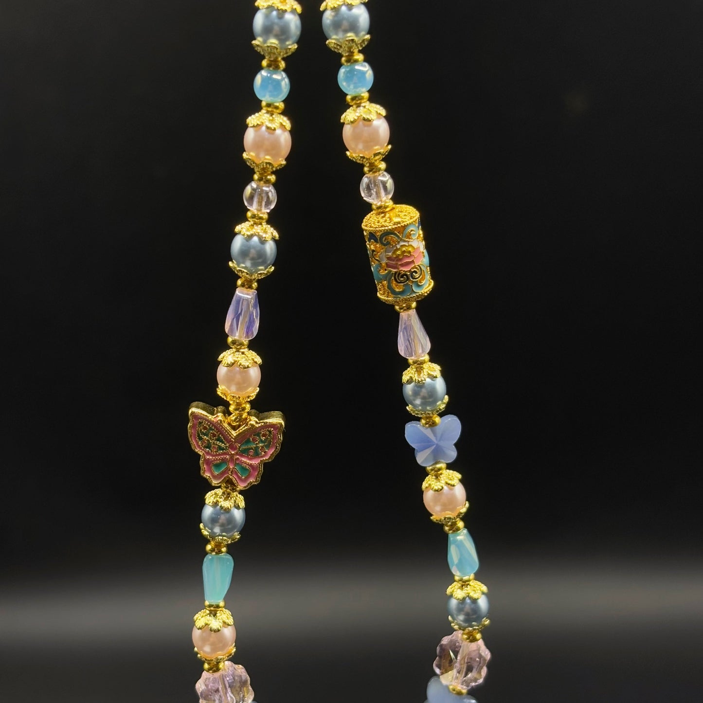 Gilt Enamel Butterfly