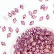 Picasso 2-hole Diamond-Duo Glass Beads For Jewelry Making