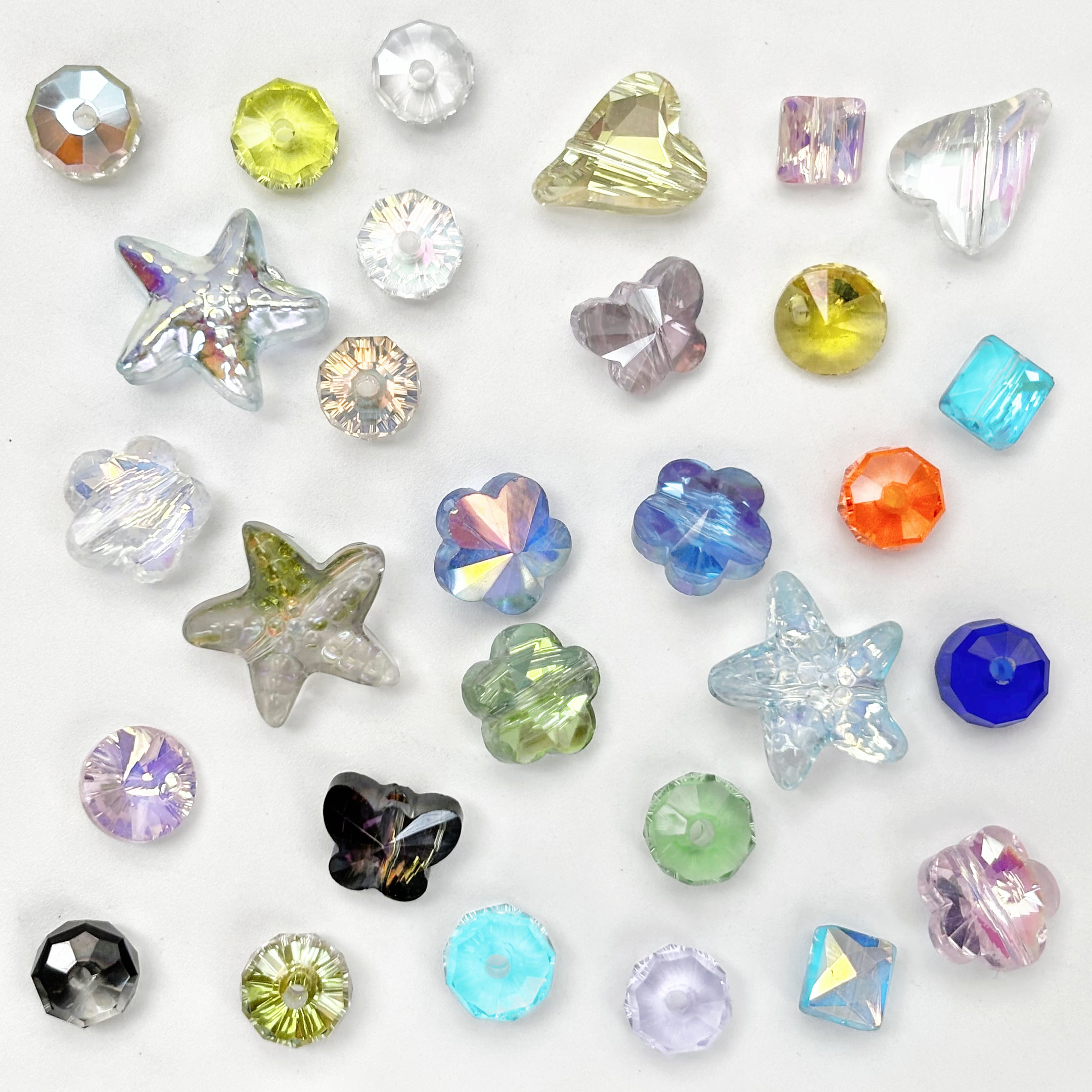 Promotion K9 Crystal Mixed Color & Style Loose Beads, DIY Jewelry Supplies