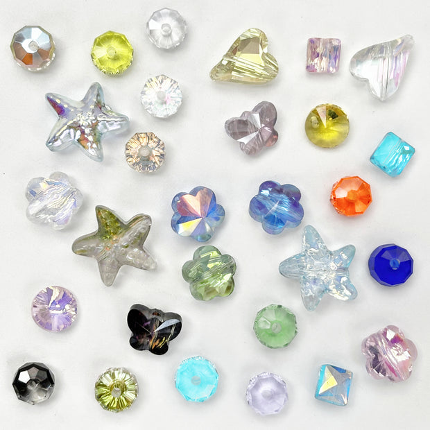 Promotion K9 Crystal Mixed Color & Style Loose Beads, DIY Jewelry Supplies