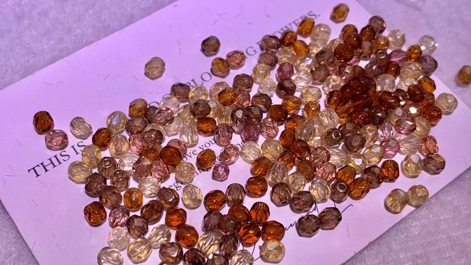 0704  Live Show Collection-Czech Glass, Crystal Loose Beads For Handmade Jewelry