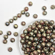 Picasso 6mm Glass  Round beads-Vintage Style Pearly Beads For DIY Jewelry Making