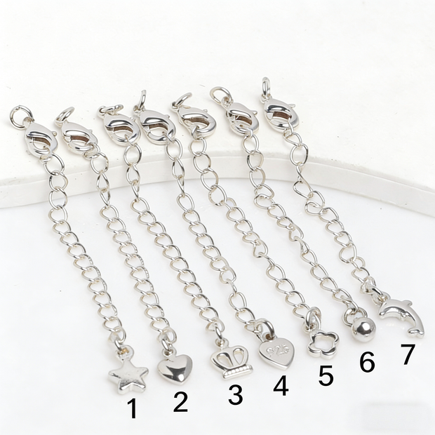 18K Real Gold Plated Lobster Clasp with Extension Chain Set - Adjustable Jewelry Connector