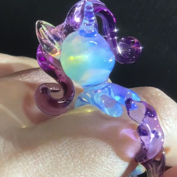 Pony Series  Lampwork Ring (Leave Message of Ring Size When Checking out)