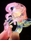 Pony Series Fluttershy Lampwork Ring (Leave Message of Ring Size When Checking out)