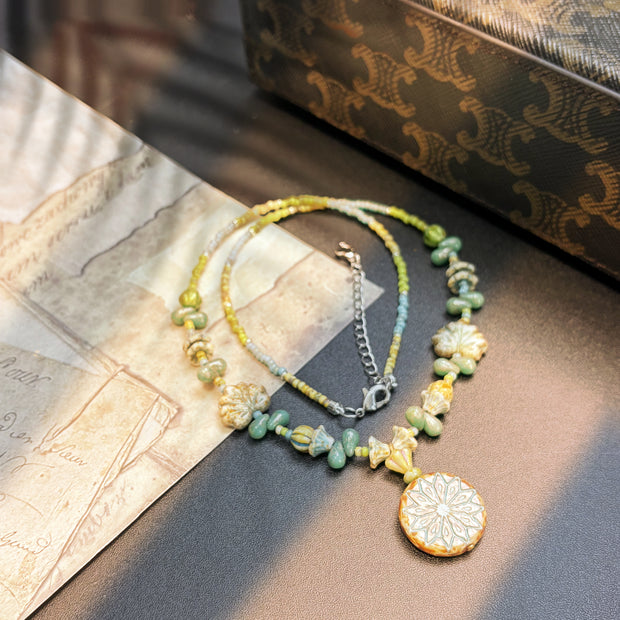 (N2) Forest Fairy Style Handmade Necklace