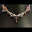 (N4) Lilac Sweet Style Butterfly Necklace Handmade