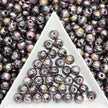 Picasso 6mm Glass  Round beads-Vintage Style Pearly Beads For DIY Jewelry Making