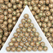 Picasso 6mm Glass  Round beads-Vintage Style Pearly Beads For DIY Jewelry Making