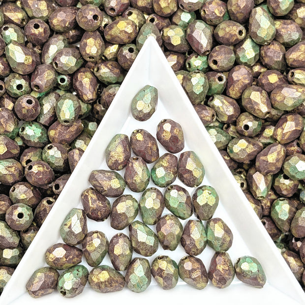 Picasso Waterdrop Beads 6×9mm Customized Glass Beads DIY Jewelry Making Supplies for Necklace Bracelet Earring Crafts