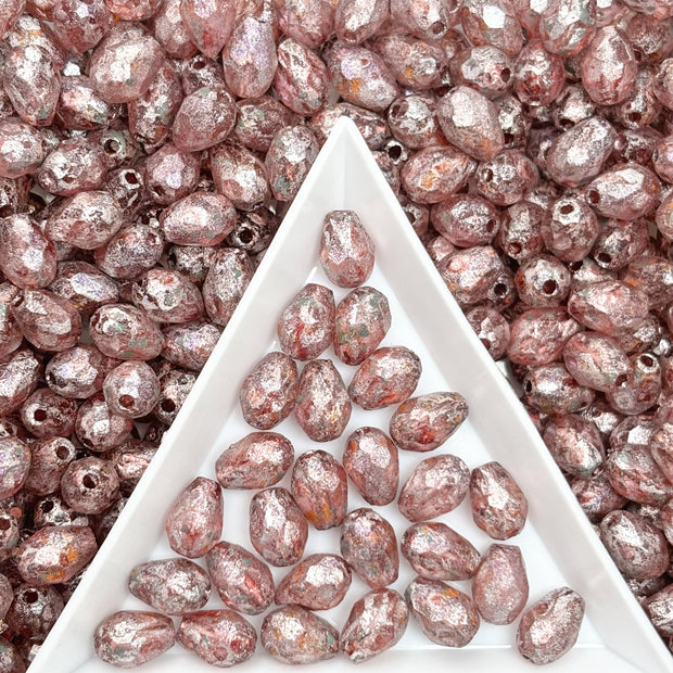 Picasso Waterdrop Beads 6×9mm Customized Glass Beads DIY Jewelry Making Supplies for Necklace Bracelet Earring Crafts