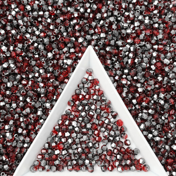 (T3) 2mm Bicone Beads High Temperature Glass Crystal Multicolor Jewelry Beads