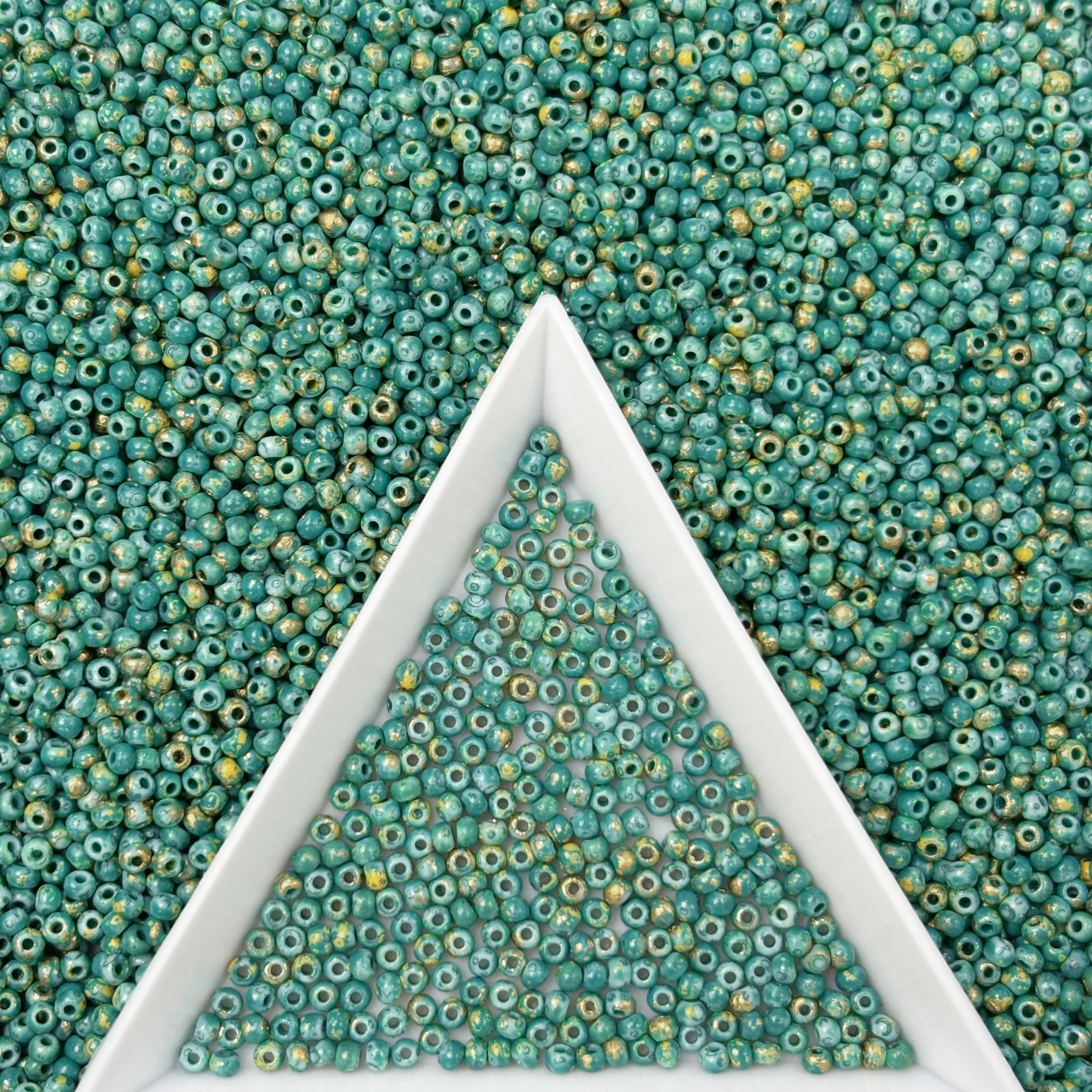 (P1)  2mm Picasso Seed Beads, Miyuki Compatible Glass Seed Beads For Jewelry Making