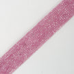 (H2) 2mm Zircon Icy Flower Gradient Pink Crystal Beads, Faceted Perforated Loose Beads for Jewelry Making DIY