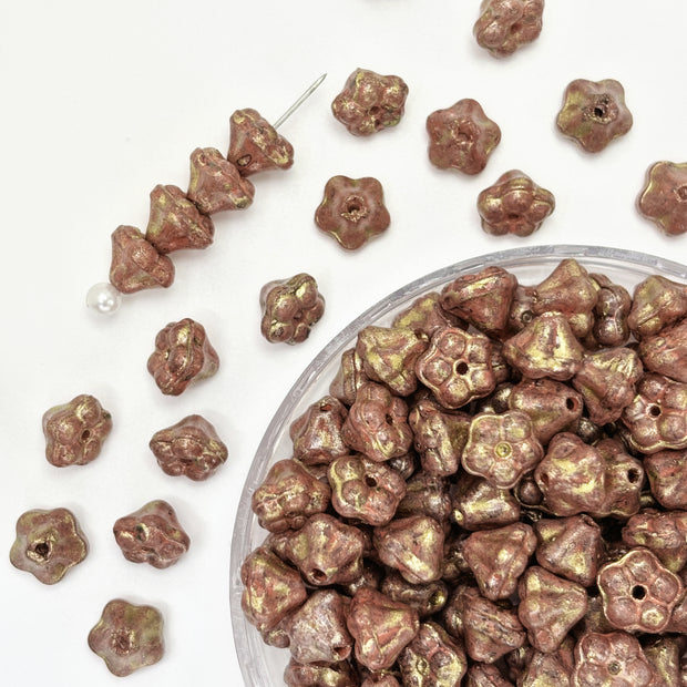 Picasso Custom Wax Apple Flower Beads for DIY Bracelet Necklace