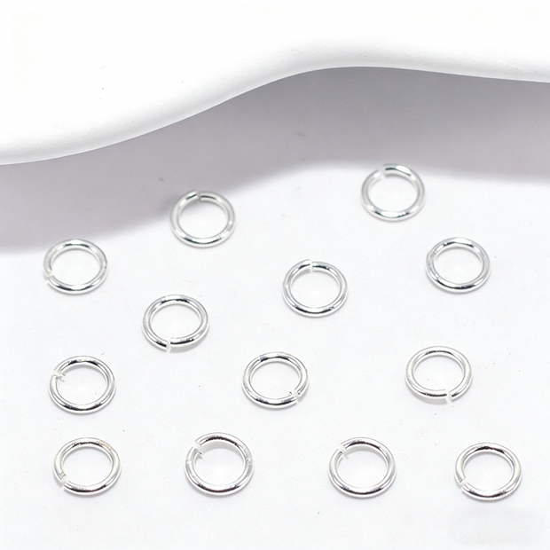 18K Gold Smooth Jump Rings - Durable Split Rings for Bracelet & Necklace Making