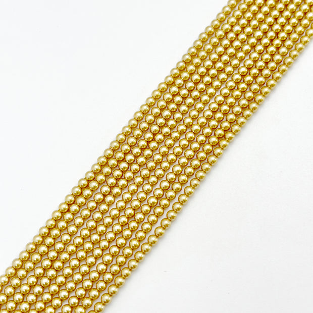 (H4) Shiny Galaxy Pearl 3mm For Jewelry Making supplies