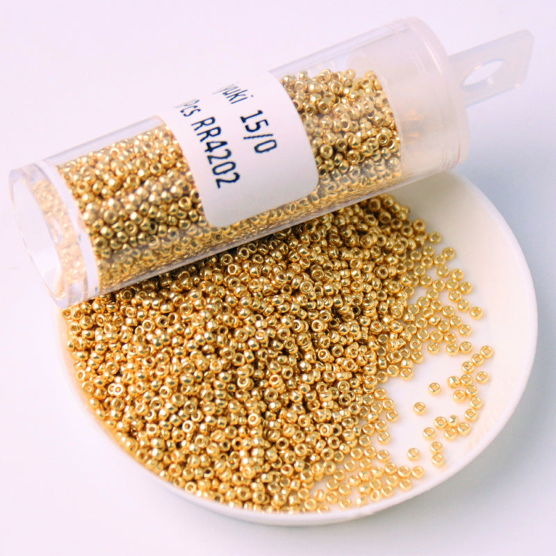 (JF3) MIYUKI Round Seed Beads 11/0，15/0，8/0 - Precision Japanese Glass Beads for Jewelry Weaving