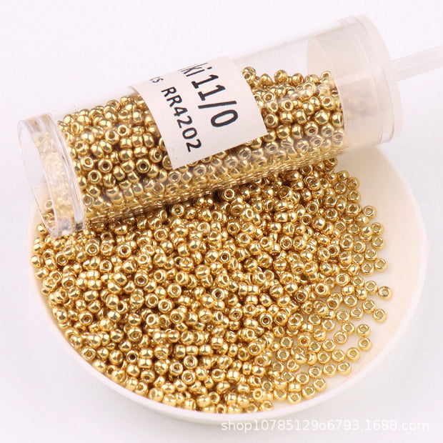 MIYUKI Round Seed Beads 11/0，15/0，8/0 - Precision Japanese Glass Beads for Jewelry Weaving