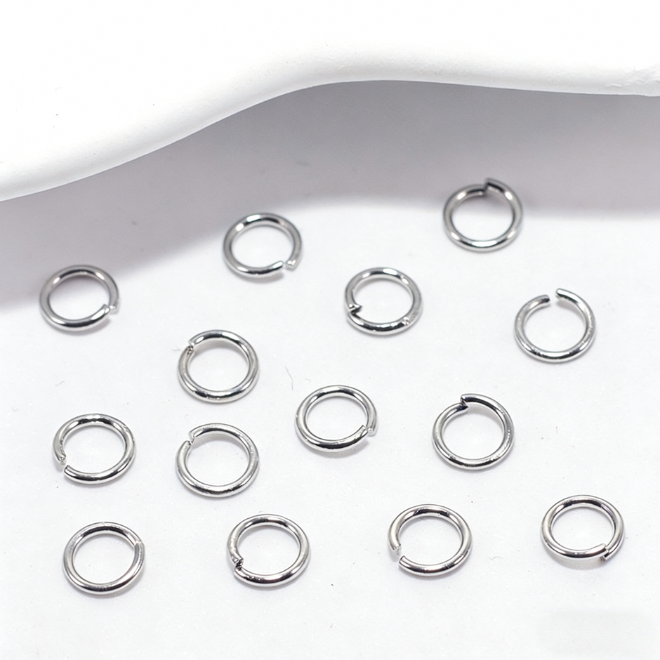 18K Gold Smooth Jump Rings - Durable Split Rings for Bracelet & Necklace Making