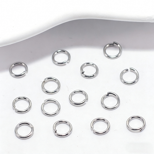 18K Gold Smooth Jump Rings - Durable Split Rings for Bracelet & Necklace Making