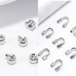 18K Gold Jewelry Finishing Kit - Crimp Beads & U-Shape Wire Protectors Set
