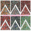 (T4) On Sale!!! 2mm Mix of Bicone and Round Beads High Temperature Glass Crystal Multicolor Jewelry Beads