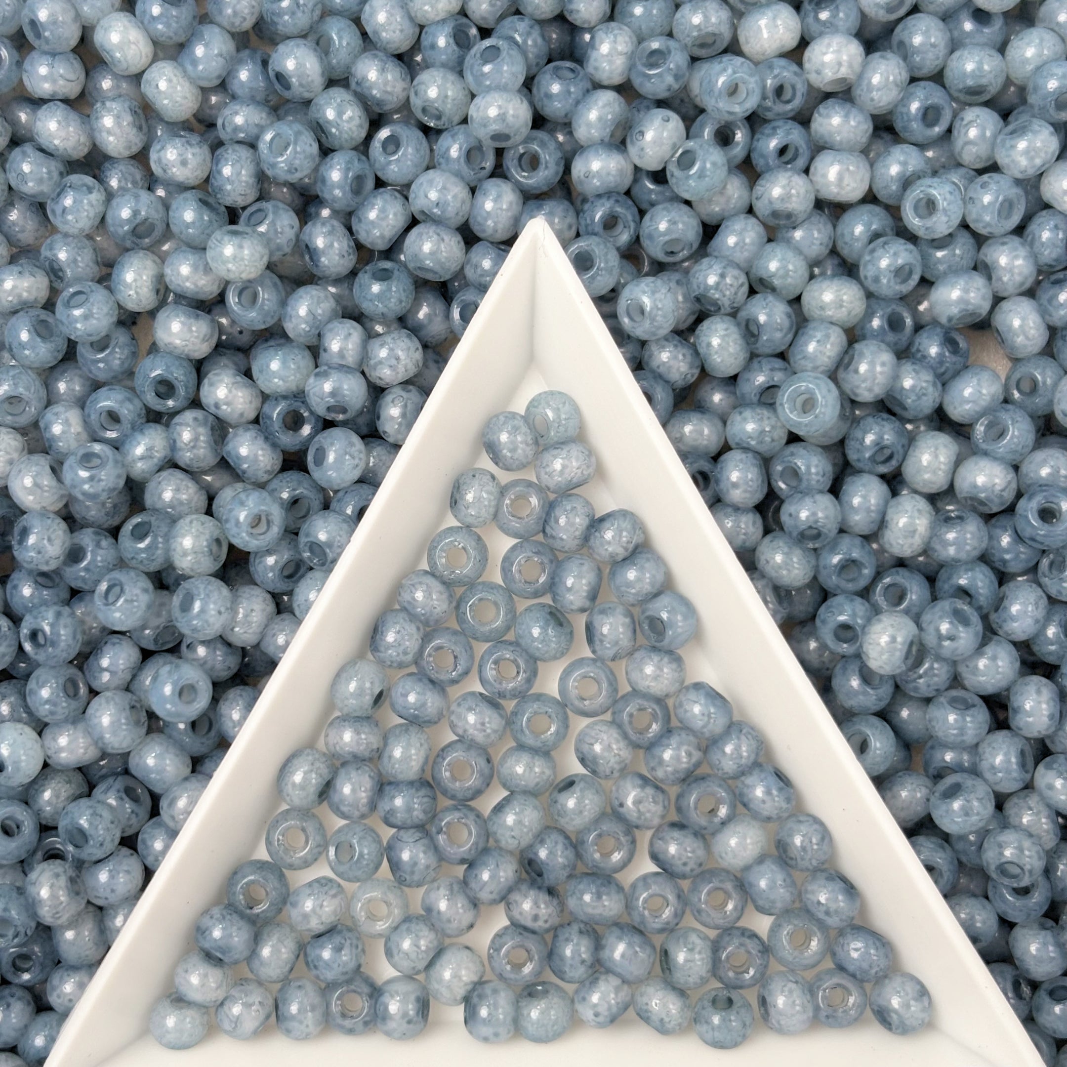 4mm Glass Seed Beads, Marble & Jelly Loose Beads for Jewelry Making DIY