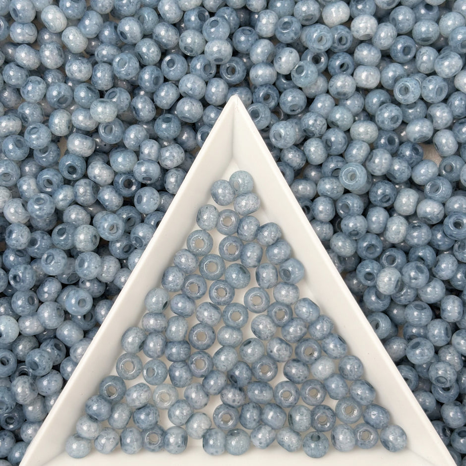 4mm Glass Seed Beads, Marble & Jelly Loose Beads for Jewelry Making DIY