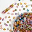 (T1) 2.5*5mm Pearlescent Mixed Color Super Duo Beads Glass Seed Beads For DIY Jewelry Making