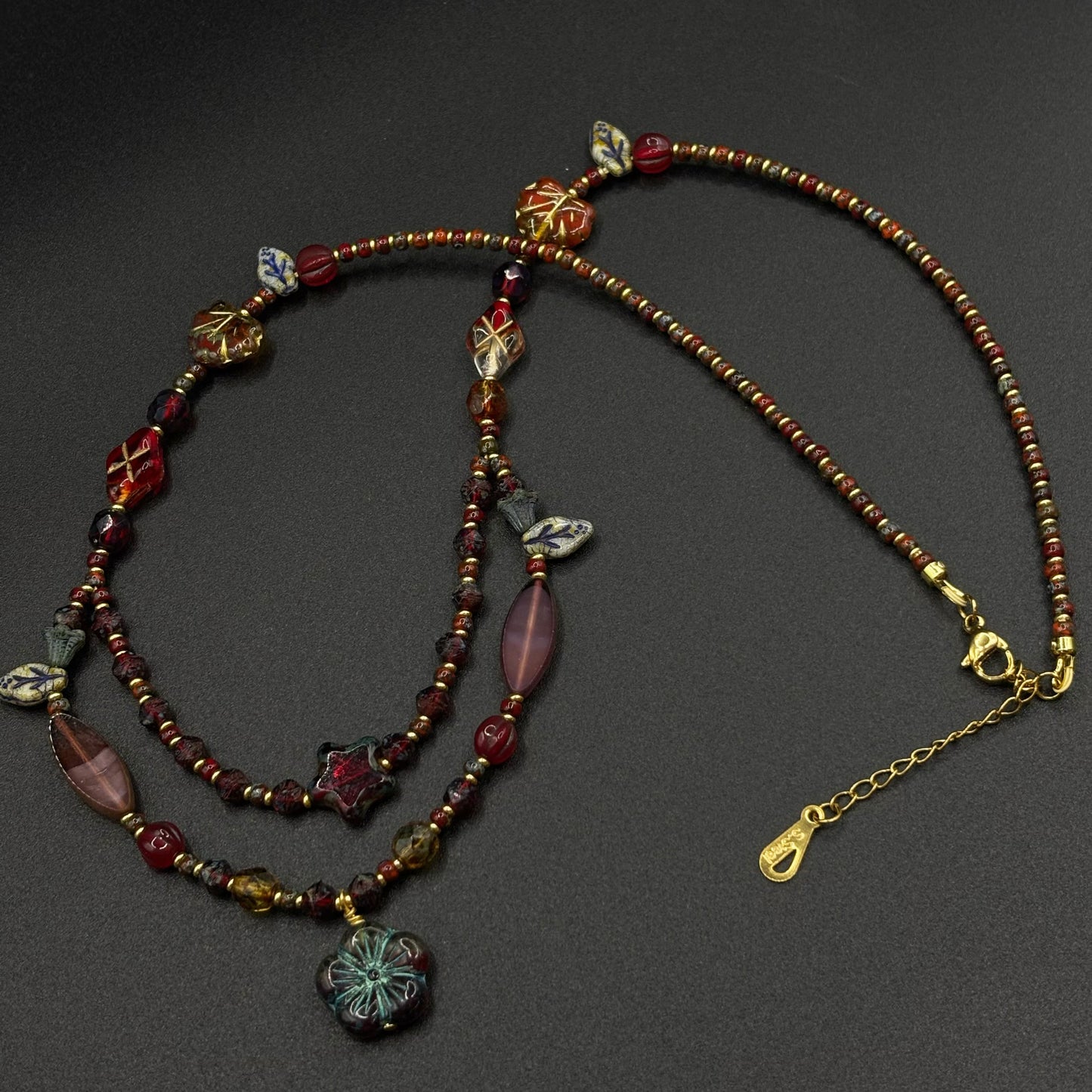 Red Blossom Artisan Layered