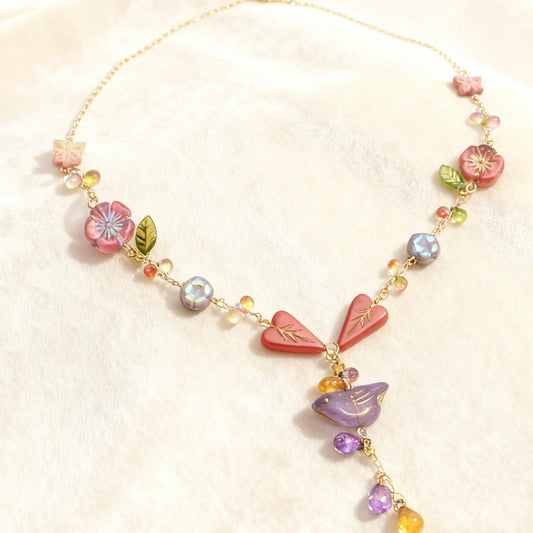 Fairycore Floral Bird