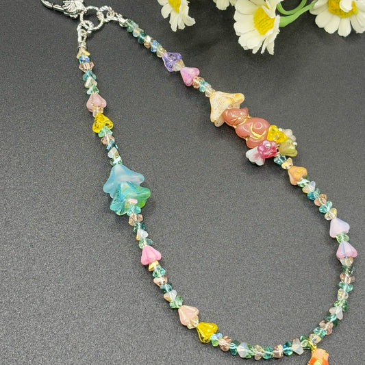 Kitty In Fairy Garden