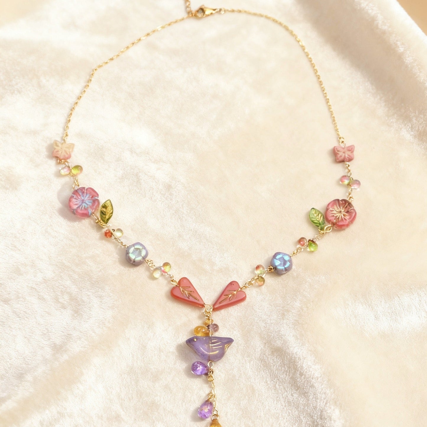 Fairycore Floral Bird